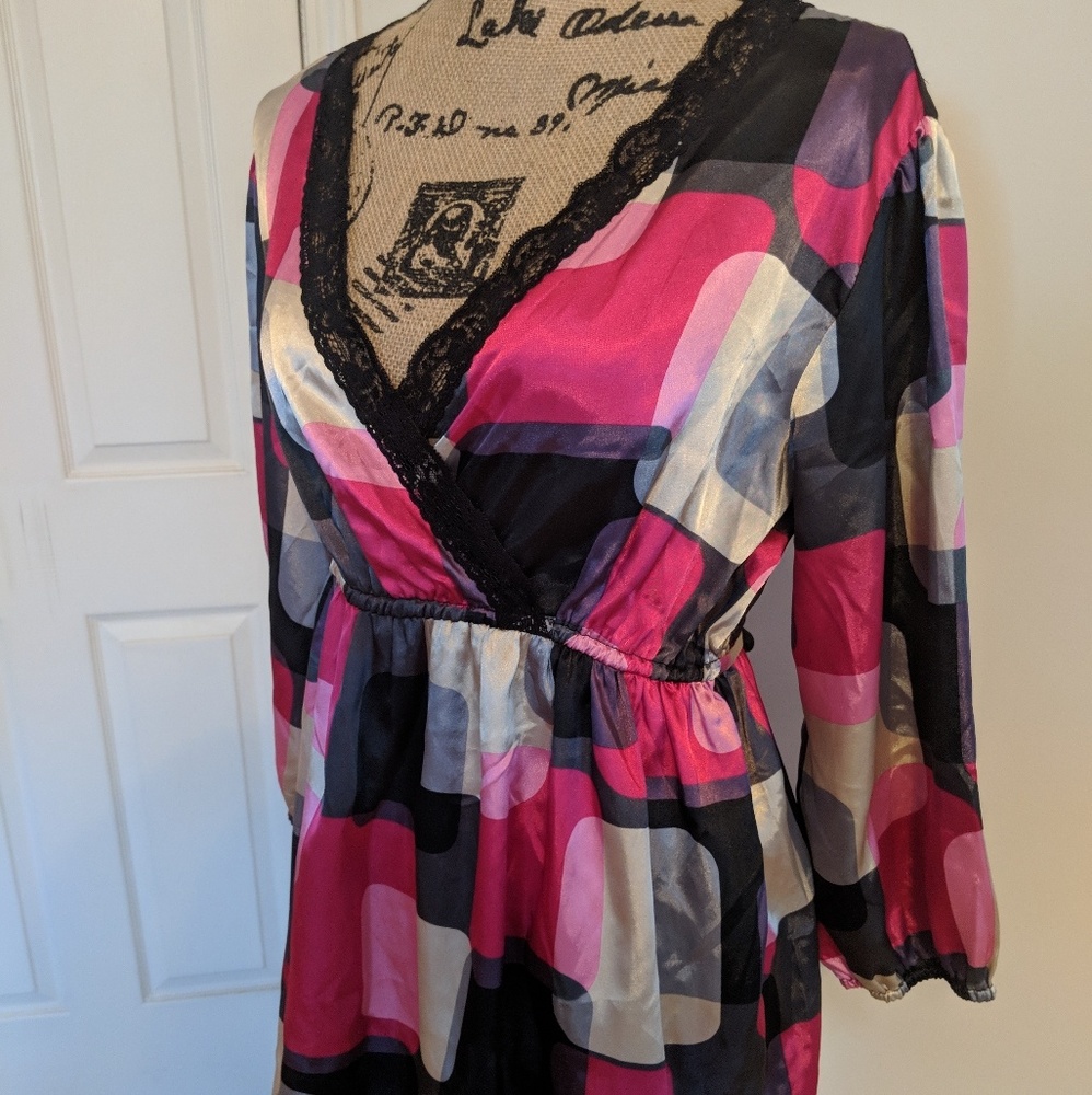 Motherhood Maternity blouse top shirt size Large